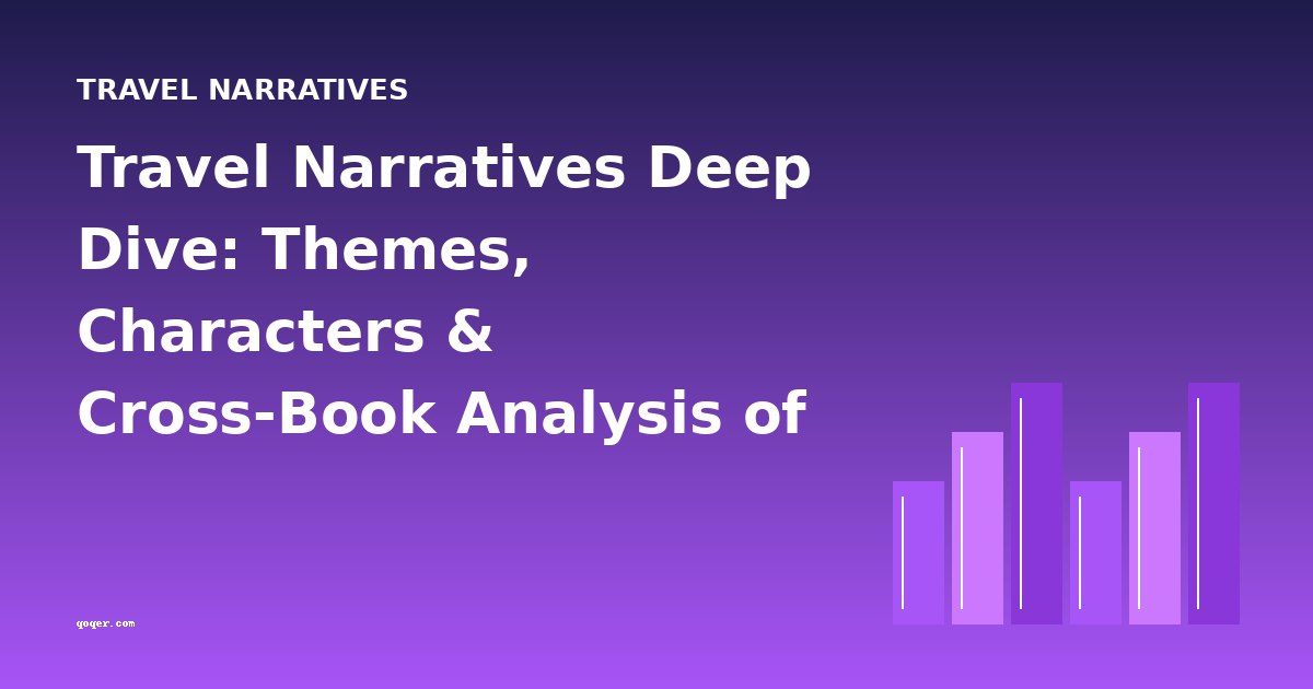 Travel Narratives Deep Dive: Themes, Characters & Cross-Book Analysis of Twain, Humboldt, Muir & Hawthorne